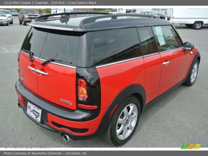 Chili Red / Grey/Carbon Black 2010 Mini Cooper S Clubman