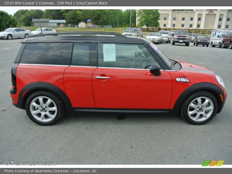 Chili Red / Grey/Carbon Black 2010 Mini Cooper S Clubman