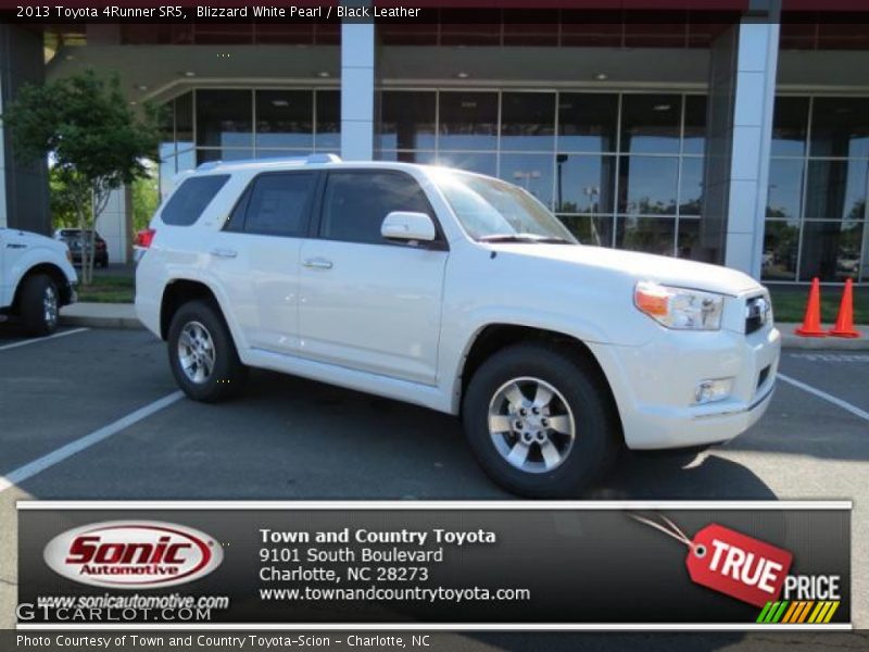 Blizzard White Pearl / Black Leather 2013 Toyota 4Runner SR5