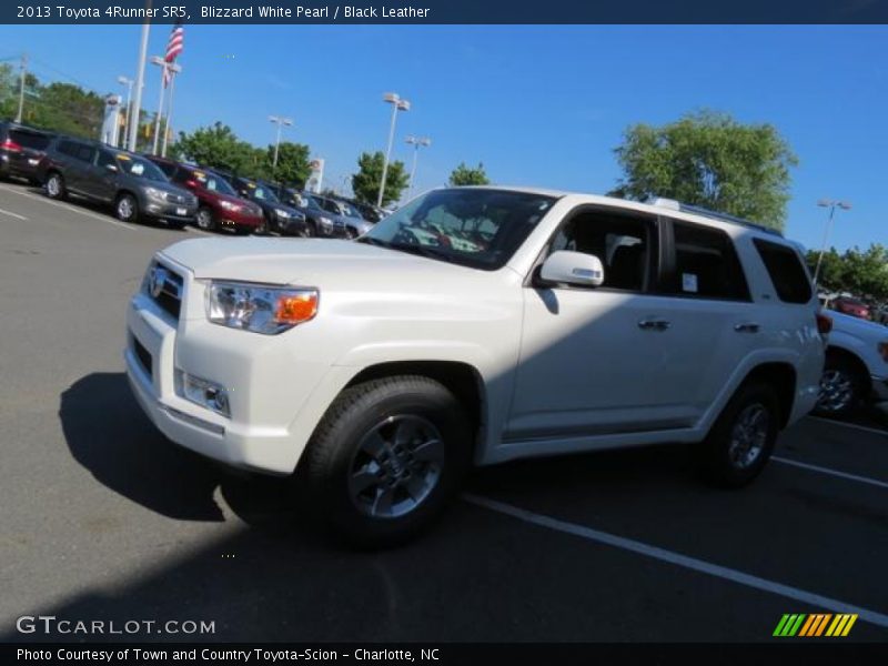 Blizzard White Pearl / Black Leather 2013 Toyota 4Runner SR5
