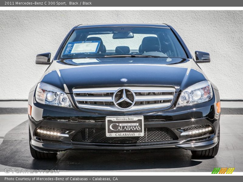 Black / Black 2011 Mercedes-Benz C 300 Sport