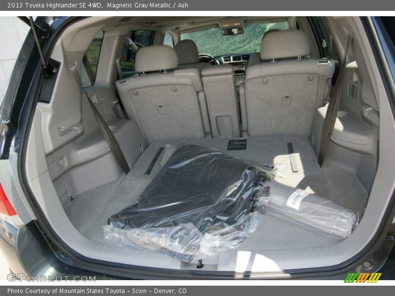 Magnetic Gray Metallic / Ash 2013 Toyota Highlander SE 4WD
