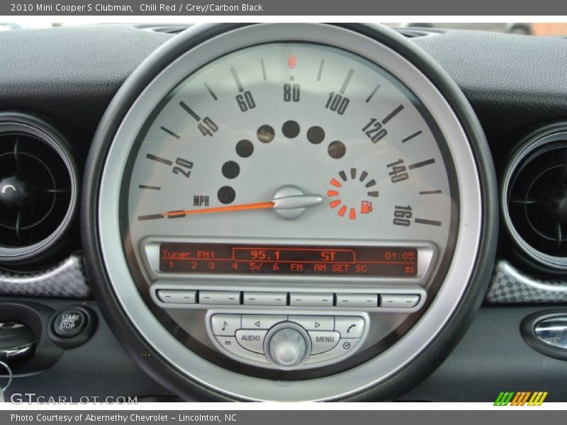 Chili Red / Grey/Carbon Black 2010 Mini Cooper S Clubman