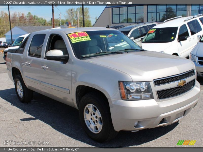 Silver Birch Metallic / Dark Titanium/Light Titanium 2007 Chevrolet Avalanche LT 4WD