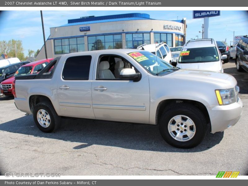 Silver Birch Metallic / Dark Titanium/Light Titanium 2007 Chevrolet Avalanche LT 4WD