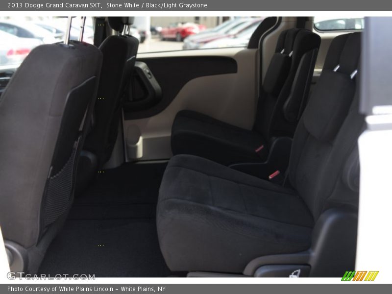 Stone White / Black/Light Graystone 2013 Dodge Grand Caravan SXT