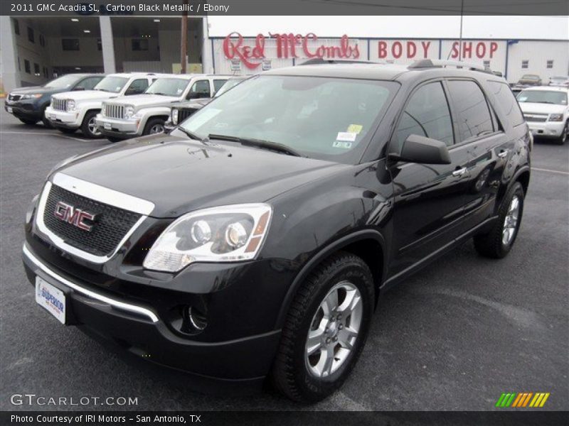 Carbon Black Metallic / Ebony 2011 GMC Acadia SL