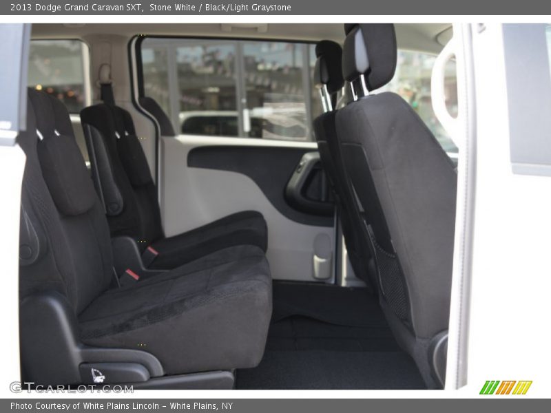 Stone White / Black/Light Graystone 2013 Dodge Grand Caravan SXT