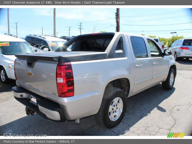 Silver Birch Metallic / Dark Titanium/Light Titanium 2007 Chevrolet Avalanche LT 4WD