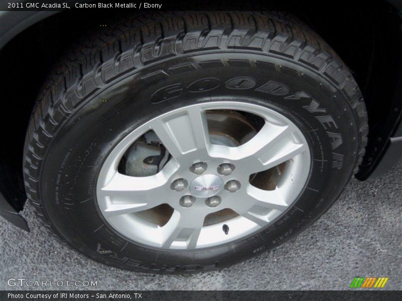 Carbon Black Metallic / Ebony 2011 GMC Acadia SL