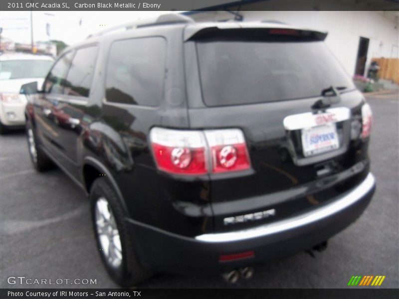 Carbon Black Metallic / Ebony 2011 GMC Acadia SL