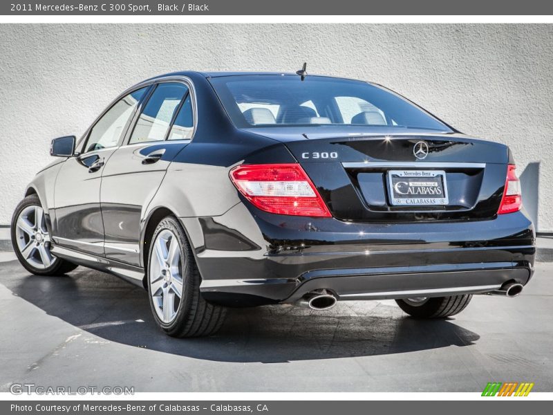 Black / Black 2011 Mercedes-Benz C 300 Sport