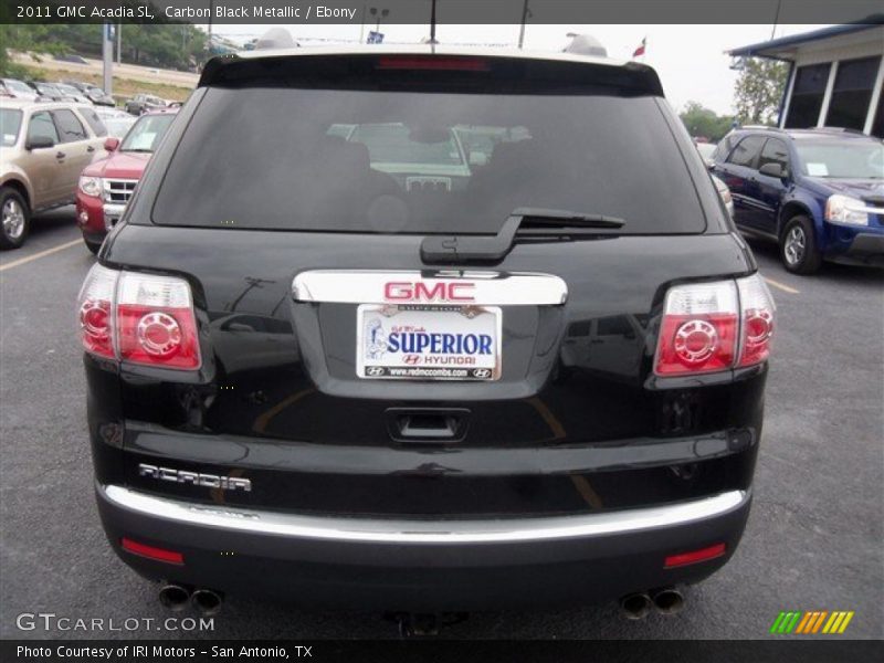 Carbon Black Metallic / Ebony 2011 GMC Acadia SL