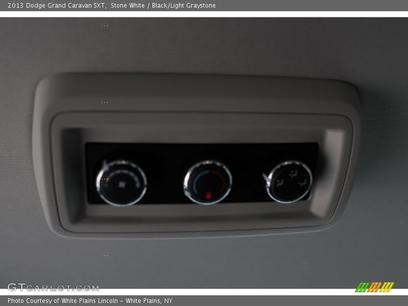 Stone White / Black/Light Graystone 2013 Dodge Grand Caravan SXT
