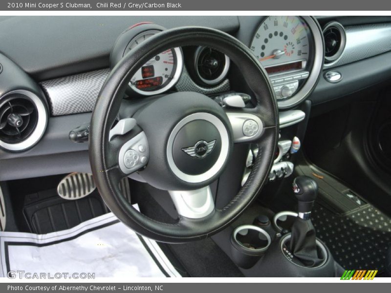 Chili Red / Grey/Carbon Black 2010 Mini Cooper S Clubman