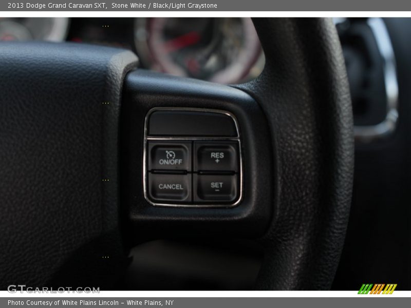 Stone White / Black/Light Graystone 2013 Dodge Grand Caravan SXT