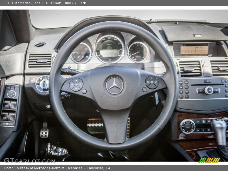 Black / Black 2011 Mercedes-Benz C 300 Sport