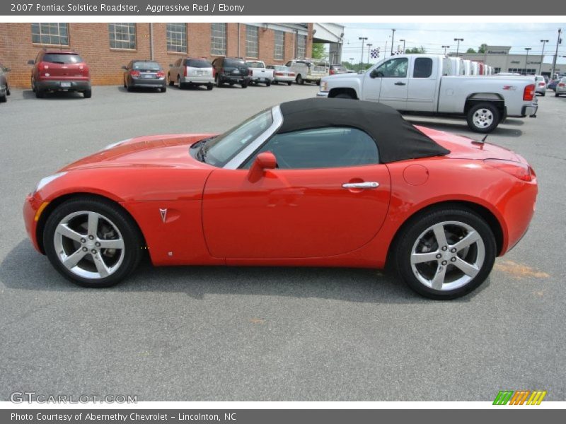 Aggressive Red / Ebony 2007 Pontiac Solstice Roadster