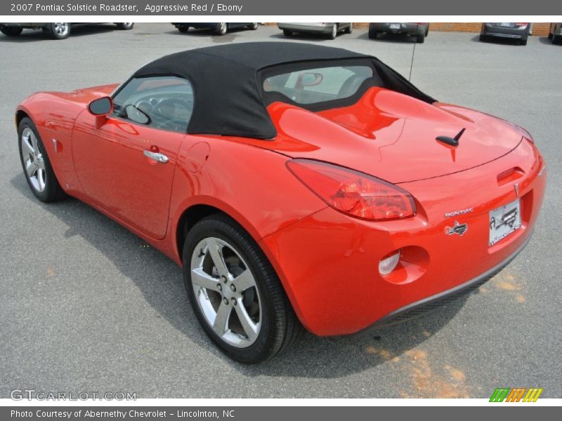 Aggressive Red / Ebony 2007 Pontiac Solstice Roadster