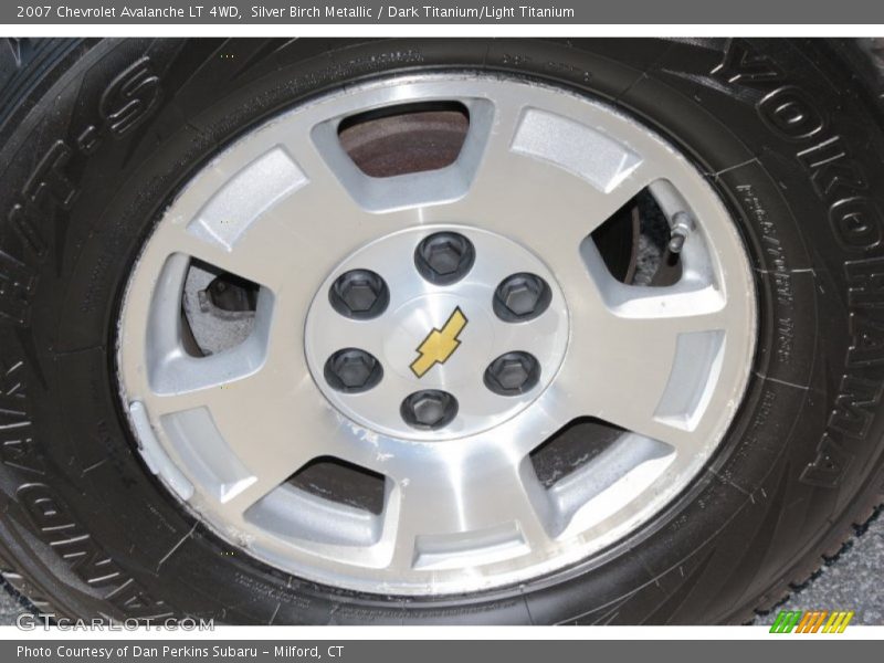 Silver Birch Metallic / Dark Titanium/Light Titanium 2007 Chevrolet Avalanche LT 4WD