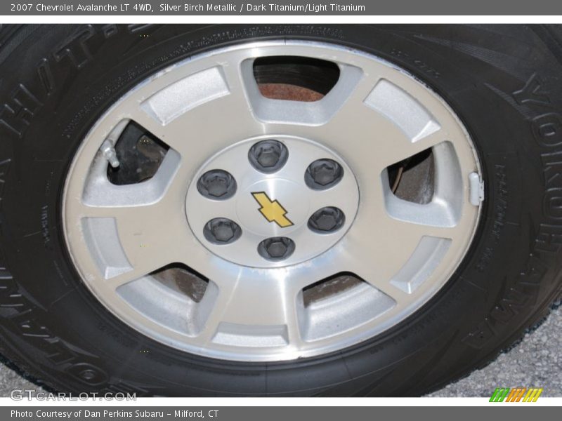 Silver Birch Metallic / Dark Titanium/Light Titanium 2007 Chevrolet Avalanche LT 4WD