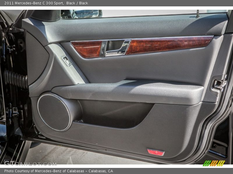 Black / Black 2011 Mercedes-Benz C 300 Sport