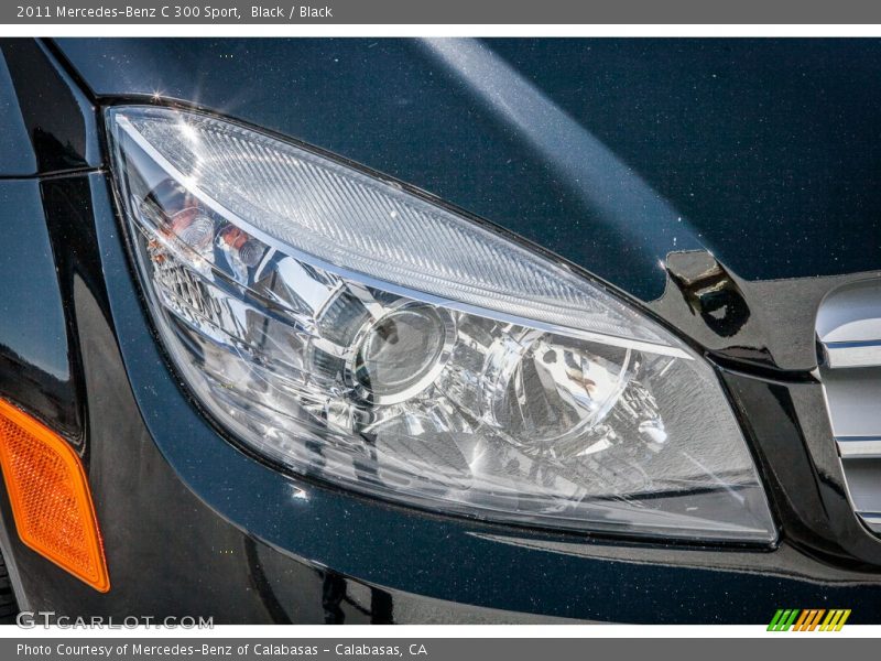 Black / Black 2011 Mercedes-Benz C 300 Sport