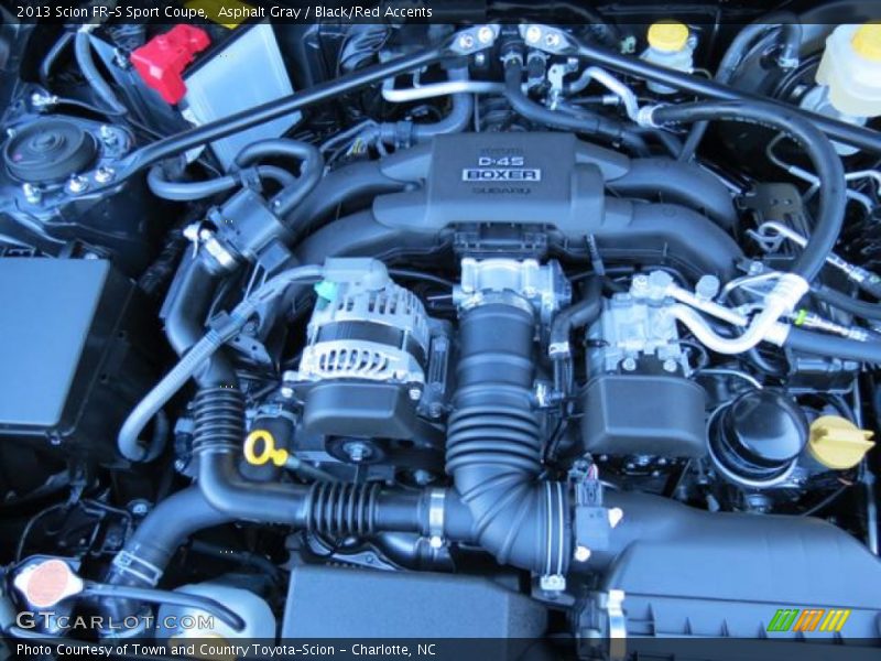  2013 FR-S Sport Coupe Engine - 2.0 Liter DOHC 16-Valve VVT D-4S Flat 4 Cylinder
