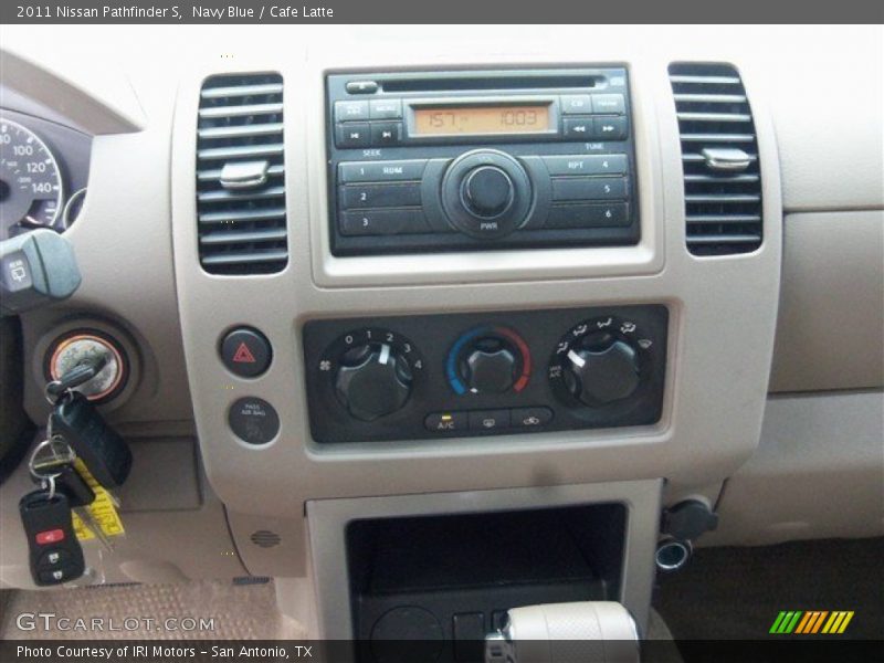 Navy Blue / Cafe Latte 2011 Nissan Pathfinder S