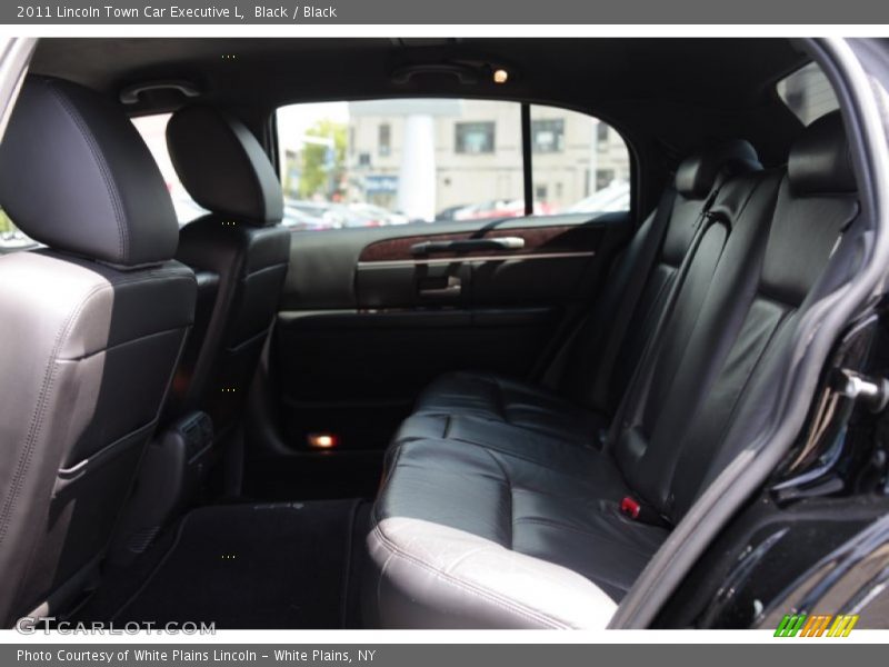 Rear Seat of 2011 Town Car Executive L