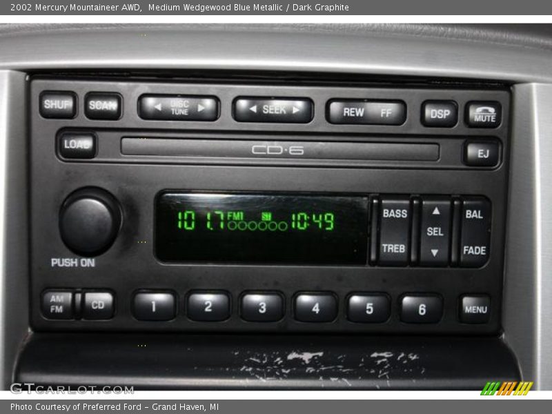 Audio System of 2002 Mountaineer AWD