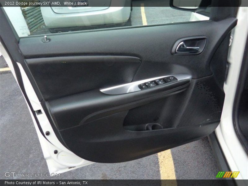 White / Black 2012 Dodge Journey SXT AWD