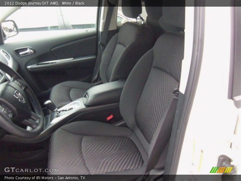 White / Black 2012 Dodge Journey SXT AWD