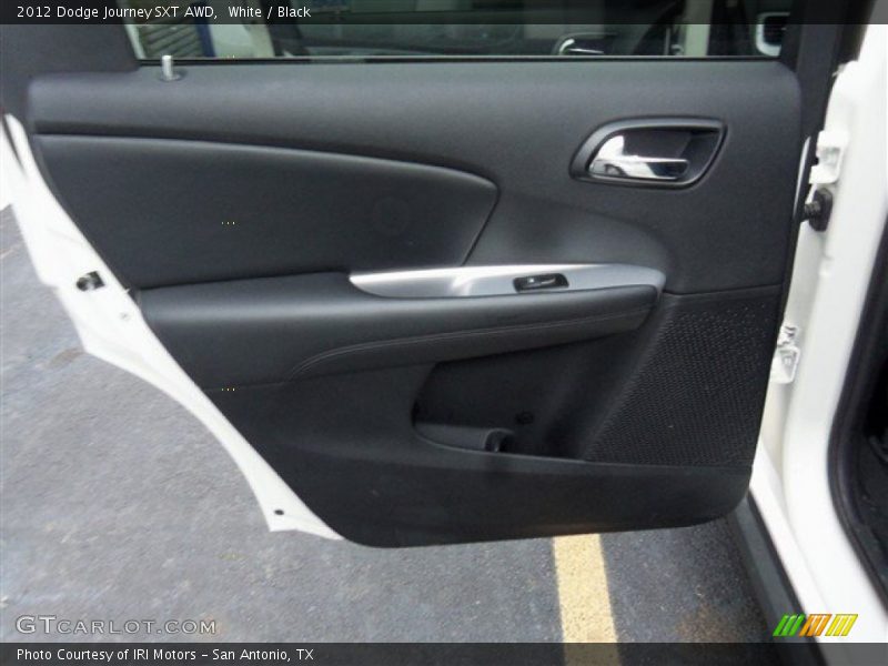 White / Black 2012 Dodge Journey SXT AWD