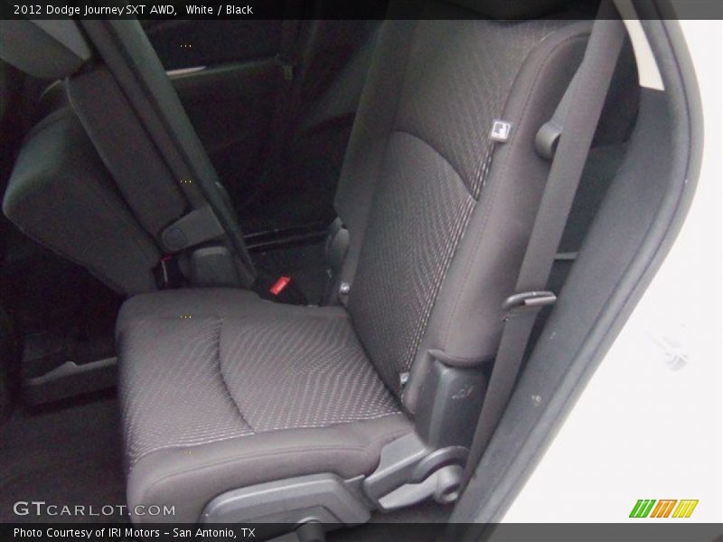 White / Black 2012 Dodge Journey SXT AWD