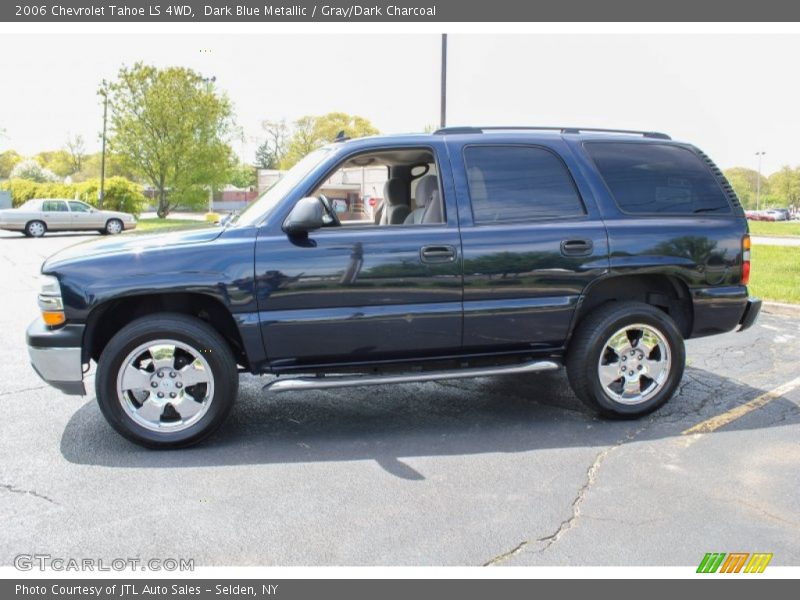 Dark Blue Metallic / Gray/Dark Charcoal 2006 Chevrolet Tahoe LS 4WD