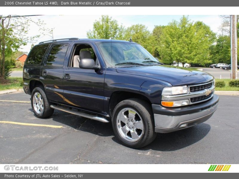 Dark Blue Metallic / Gray/Dark Charcoal 2006 Chevrolet Tahoe LS 4WD