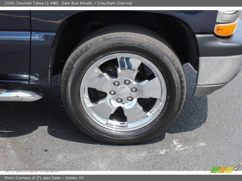 Dark Blue Metallic / Gray/Dark Charcoal 2006 Chevrolet Tahoe LS 4WD