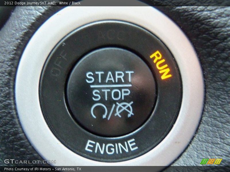 White / Black 2012 Dodge Journey SXT AWD