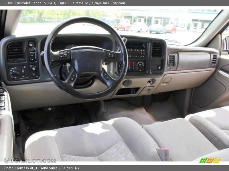 Dark Blue Metallic / Gray/Dark Charcoal 2006 Chevrolet Tahoe LS 4WD