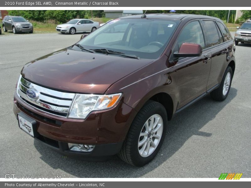 Cinnamon Metallic / Charcoal Black 2010 Ford Edge SEL AWD