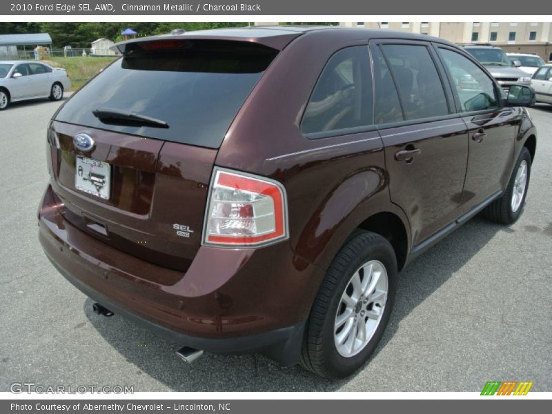 Cinnamon Metallic / Charcoal Black 2010 Ford Edge SEL AWD