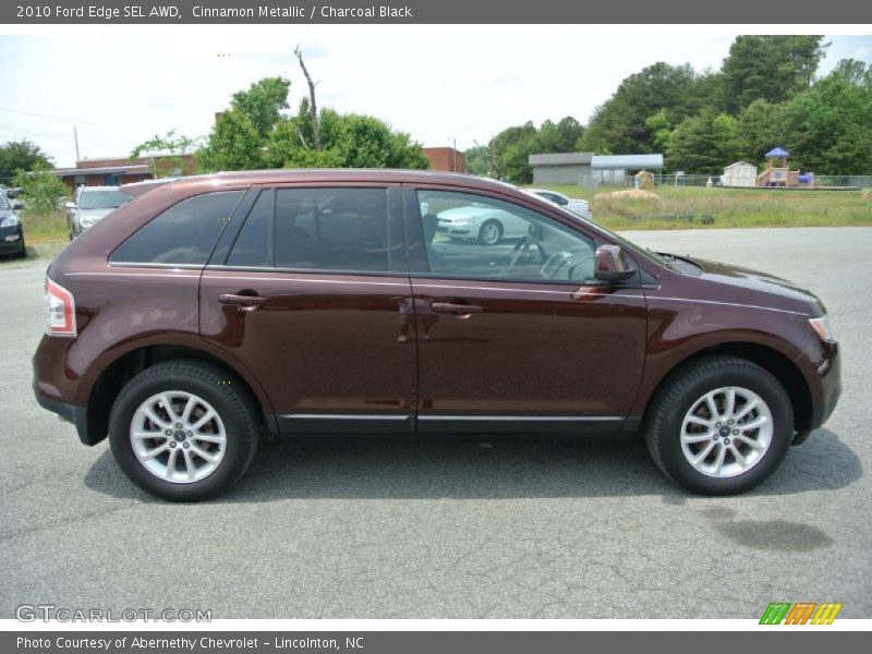 Cinnamon Metallic / Charcoal Black 2010 Ford Edge SEL AWD