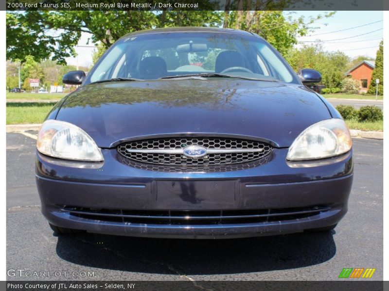 Medium Royal Blue Metallic / Dark Charcoal 2000 Ford Taurus SES