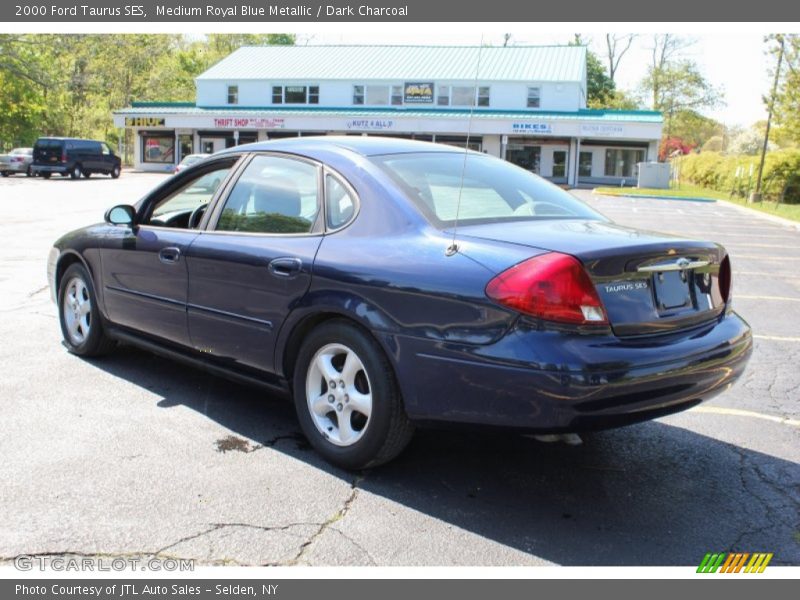 Medium Royal Blue Metallic / Dark Charcoal 2000 Ford Taurus SES