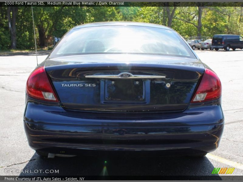 Medium Royal Blue Metallic / Dark Charcoal 2000 Ford Taurus SES