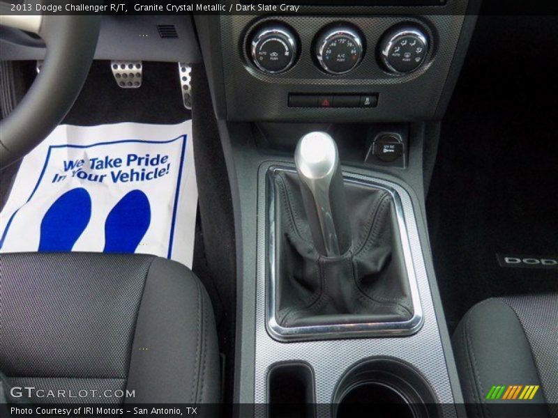 Granite Crystal Metallic / Dark Slate Gray 2013 Dodge Challenger R/T