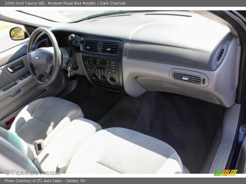Medium Royal Blue Metallic / Dark Charcoal 2000 Ford Taurus SES