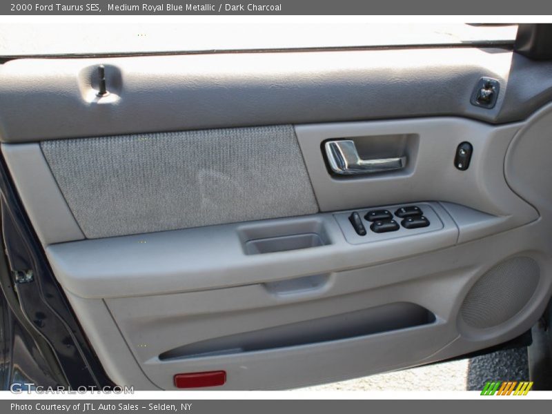 Medium Royal Blue Metallic / Dark Charcoal 2000 Ford Taurus SES