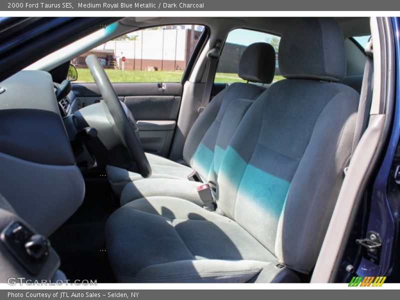 Medium Royal Blue Metallic / Dark Charcoal 2000 Ford Taurus SES